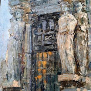 Puerta del Instituto Cervantes. 50x40cm